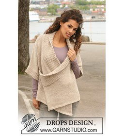 Omslagvest gemaakt van knopen