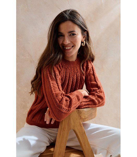 Breipatroon Trui met verticale lijnen