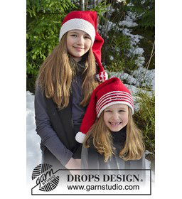 Kerstmuts gemaakt van Drops Nepal