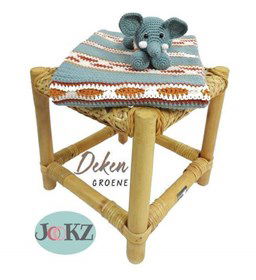 Deken gemaakt van Scheepjes Cahlista