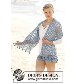 Stola gemaakt van Drops Big Merino