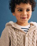 Breipatroon Kindervest mat capuchon