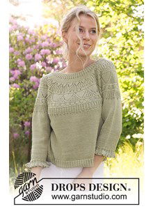 Gebreide trui Treasure hunt met ronde pas