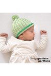 Breipatroon Babymuts Noor Hat van andere kant