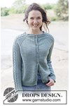 Breipatroon Gebreid vest met kabels en raglan van andere kant