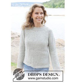 Dove Dream Trui gemaakt van Drops Alpaca