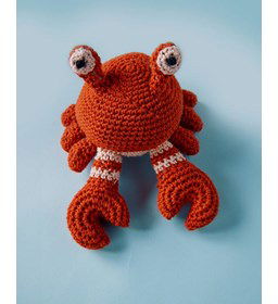 Krab gemaakt van Phildar Phil Coton Mimi