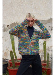 Vest met lage V-hals