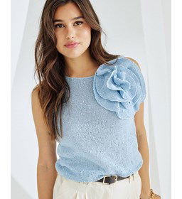 Truitje met grote rozet