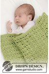 Haakpatroon Green Bliss Blanket van andere kant