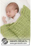 Haakpatroon Green Bliss Blanket van andere kant