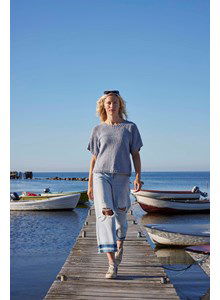 T-Shirt Caia met bovenpas is ajourpatroon