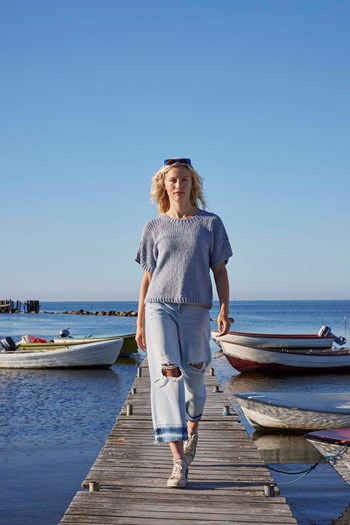 T-Shirt Caia met bovenpas is ajourpatroon