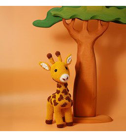 Gigi de Giraffe gemaakt van Durable Coral