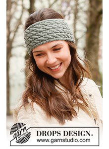 Haarband in kabelpatroon