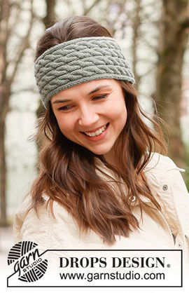 DROPS design breipatroon Waves of Sage, ....
