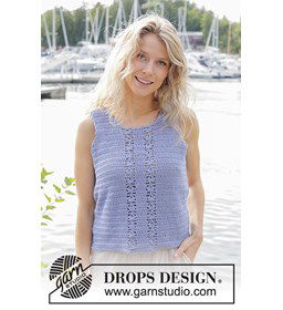 Lotus Top gemaakt van Drops Safran