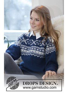 Damestrui met Noors patroon