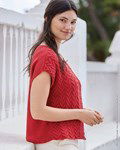 Breipatroon Zomers dame shirt met korte mouwen