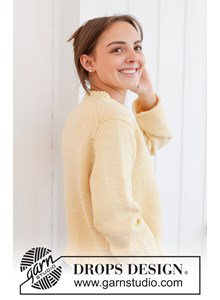 top down trui met kabels en Europese pas