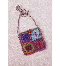 Schoudertas gemaakt van Lang Yarns Mille colori baby