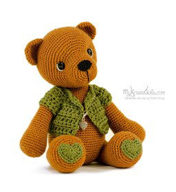 Knuffel Beer gemaakt van applicatie