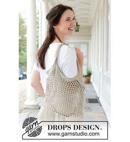 Boho Breeze Bag gemaakt van Drops Bomull lin