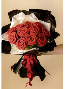 Boeket met klassieke rozen