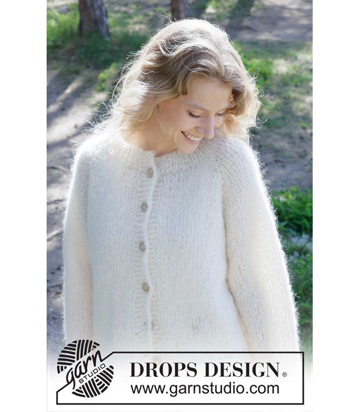 Breipatroon Dove Feather Cardigan