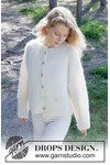 Breipatroon Dove Feather Cardigan van andere kant