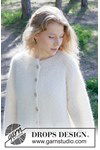 Breipatroon Dove Feather Cardigan van andere kant