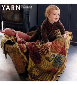 Deken gemaakt van Scheepjes Scrumptious