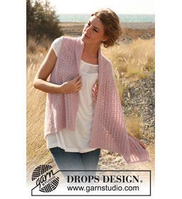 Vest gemaakt van Drops Kid Silk