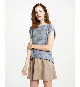 Shirt voor dames gemaakt van Phildar Phil Sirene