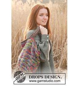 Buideltas met schouderband gemaakt van Drops Fabel