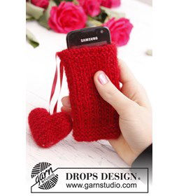 Mobielhoesje gemaakt van Drops Alpaca