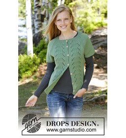 Vest gemaakt van DROPS Flora