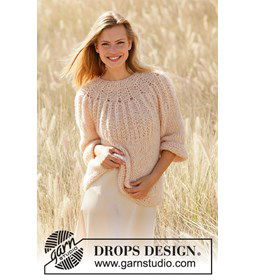 Damestrui gemaakt van Drops Brushed Alpaca Silk