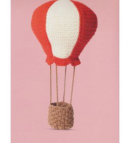 Luchtballon met mandje gemaakt van Durable Coral