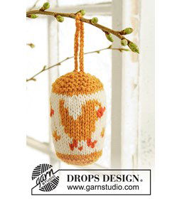 Gebreid Paasei voor Pasen van Karisma. gemaakt van Drops Karisma