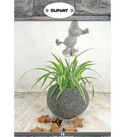 Olifant gemaakt van Lopi Lettlopi