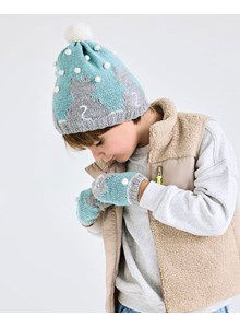 Muts en wanten met katjes