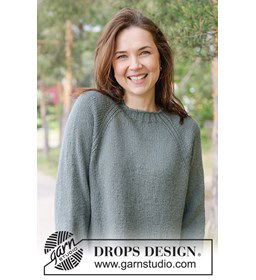 Mossline Sweater gemaakt van Drops Lima