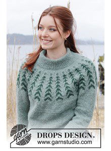 Damestrui met bladpatroon