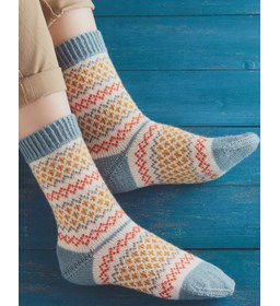 Sokken gemaakt van Lang Yarns Jawoll