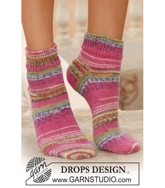 Breipatroon Korte DROPS sokken