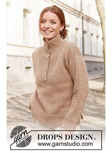 Damestrui met hoge kraag