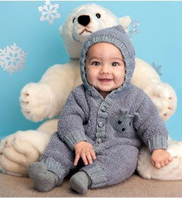 Kruippakje gemaakt van Phildar Phil Douce