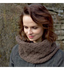 Ronde sjaal gemaakt van Lang Yarns Cashmere Classic