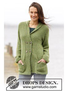 Gebreid vest met sjaalkraag